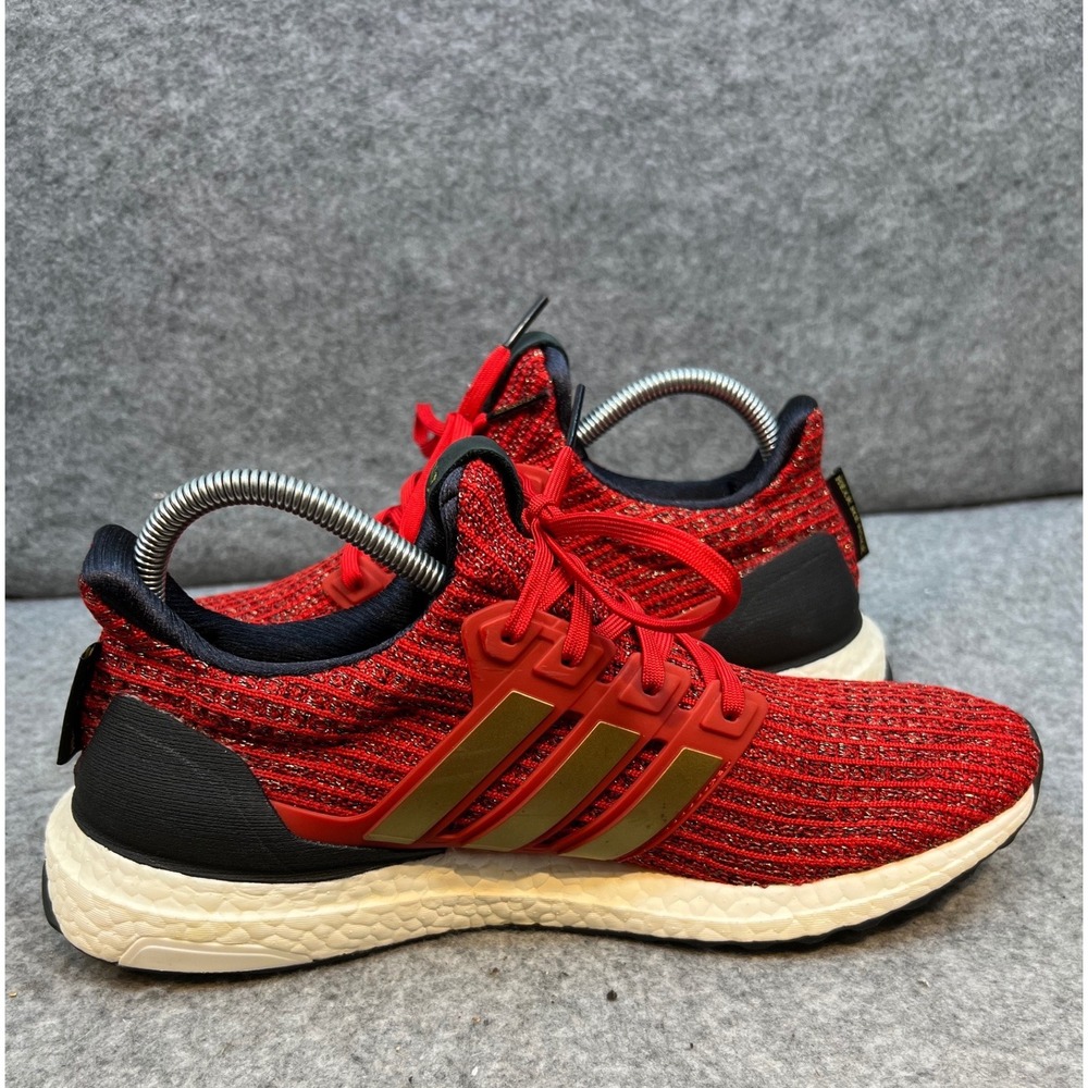 Adidas Ultraboost 4.0 Red Gold "Hear Me Roar" Women's Running Shoes Size 10 - Picture 5 of 7